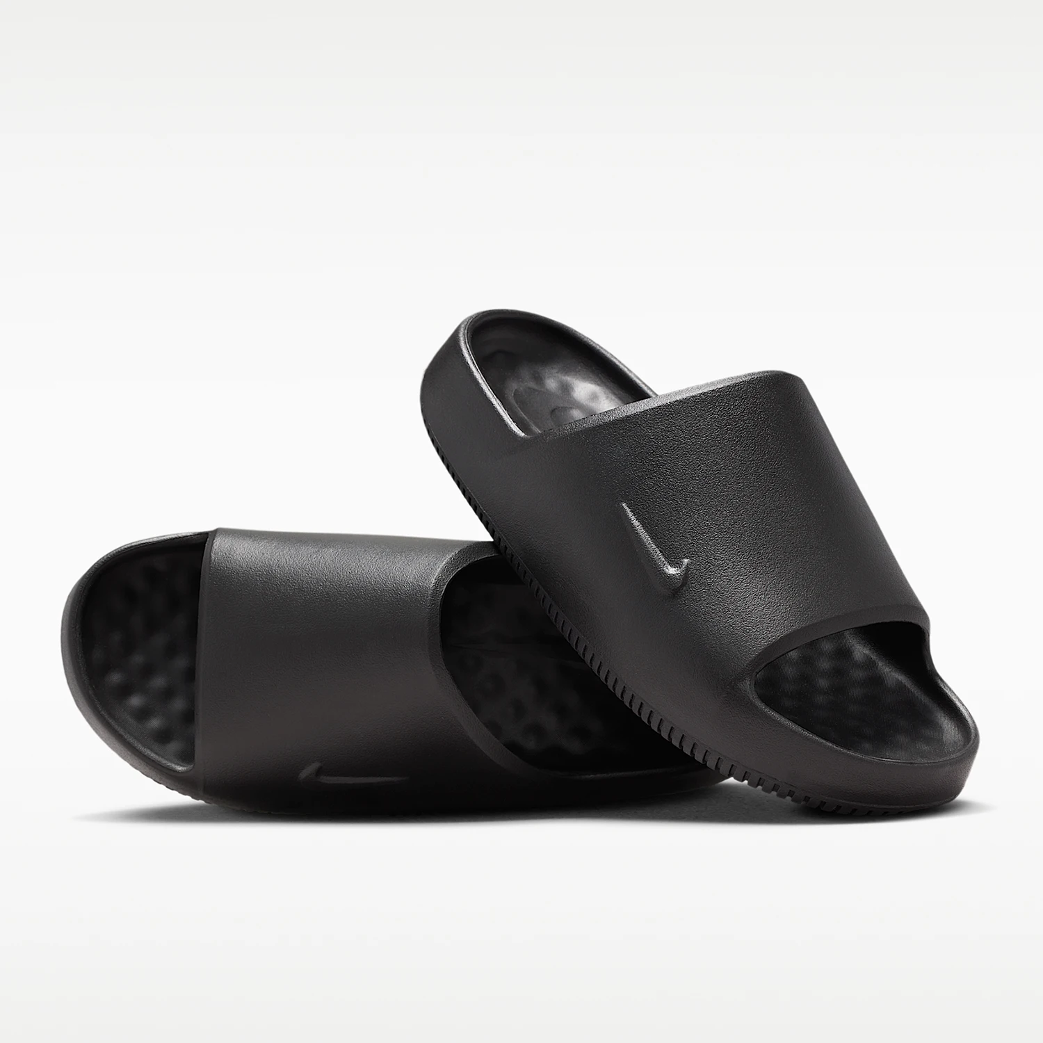 Nike genuine CALM SLIDE 2 men's lightweight soft elastic casual slippers IB0183-001 view 3