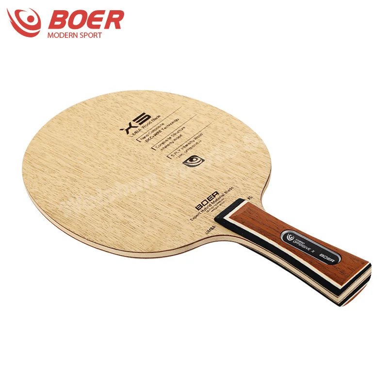 1PC Professional Table Tennis Blade 5-Ply Wood Offensive Ping Pong Blade for Loop Drive with Fast Attack CS or FL Handle