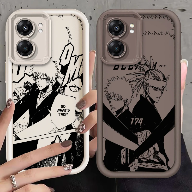 

Japanese BLEACH Anime Art Eye Ladder For OPPO Find X5 X3 A58 A57 A55 A53 A54 A92 A74 A78 A98 A16 A94 A76 A72 5G Soft Phone Case