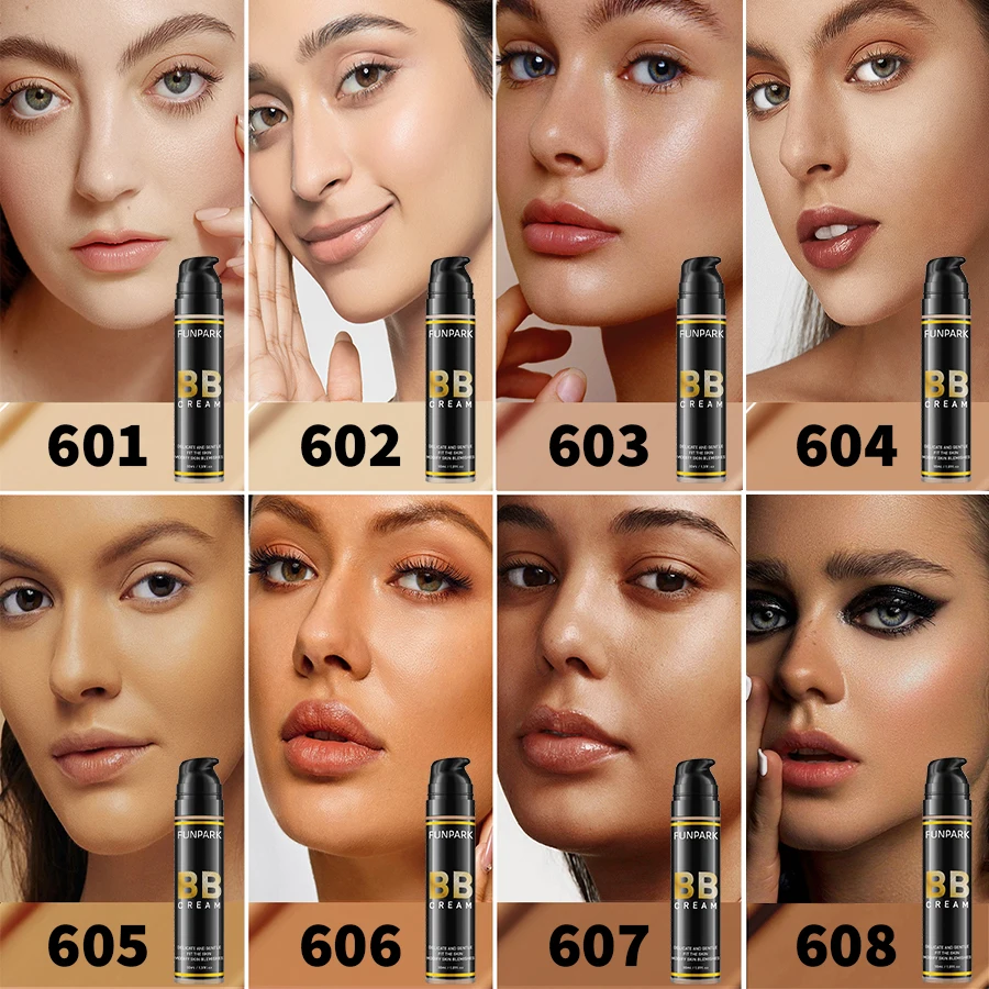 8 ألوان CC كريم الأساس ترطيب المخفي طويلة الأمد زيت مقاوم للماء الوجه قاعدة ماكياج الطبيعي اشراق Covera