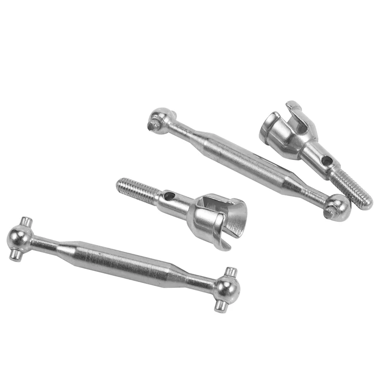 AS96-4Set eje de transmisión trasero de Metal Dogbone para SG 1603 SG 1604 SG1603 SG1604 1/16 accesorios de repuesto de coche teledirigido