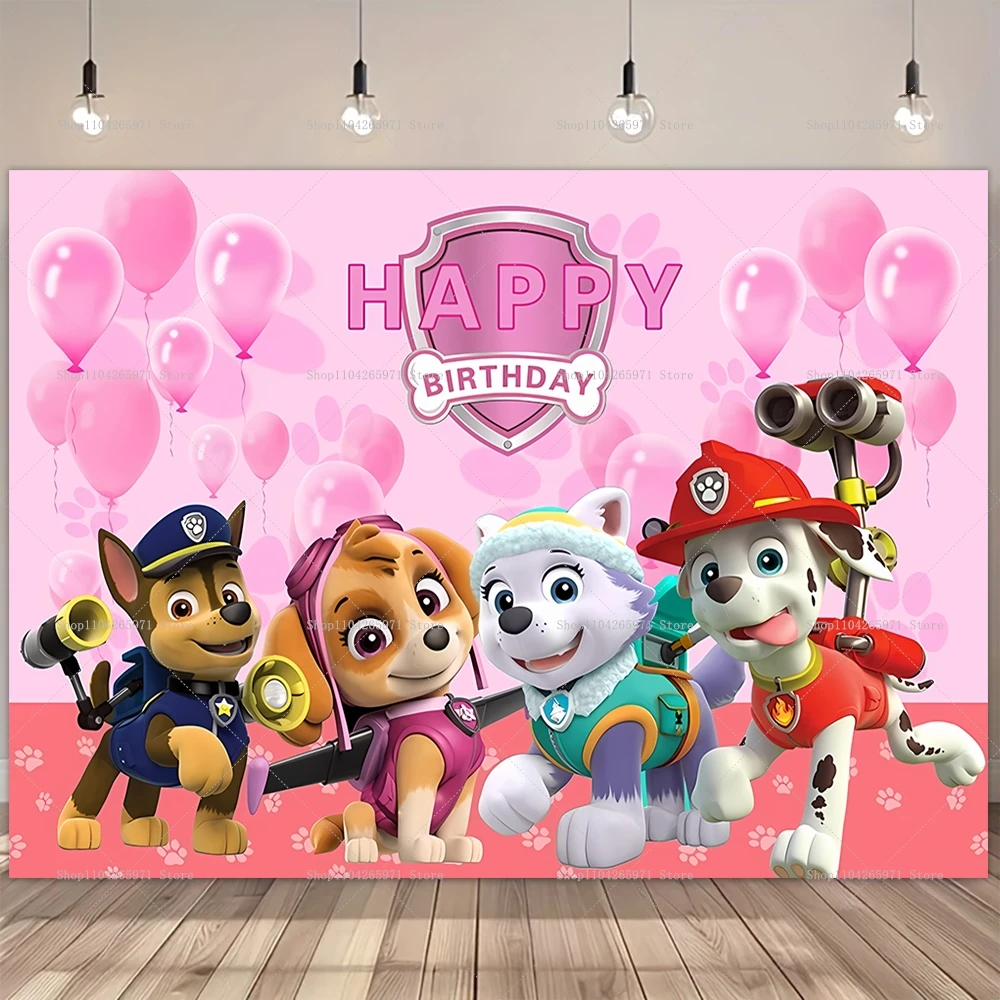 Tło urodzinowe z Psią Patrolką – Pet Supplies Warehouse recenzja i cena