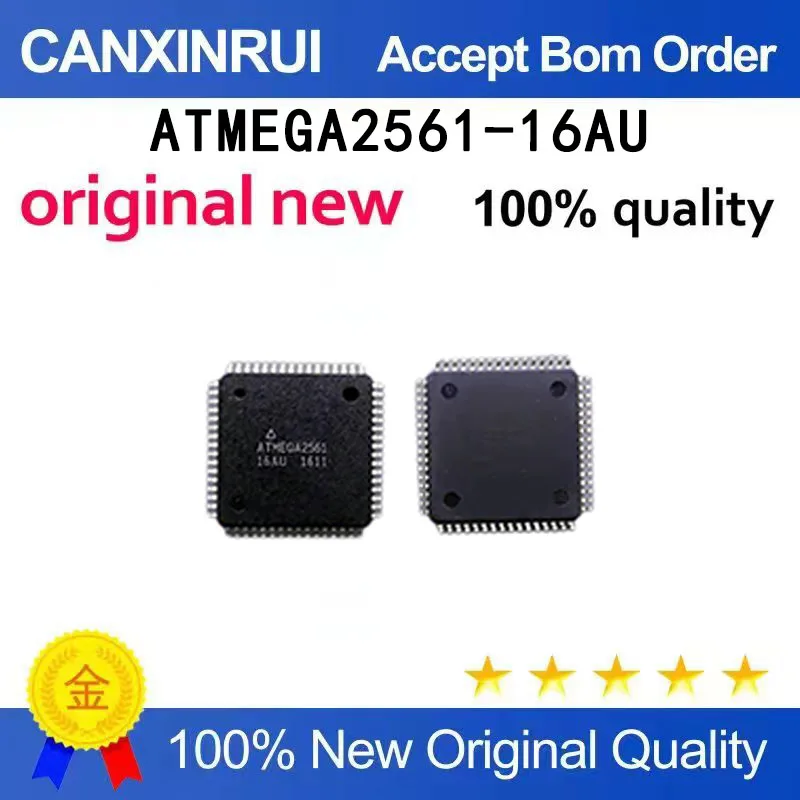 (5pcs-100pcs)Brand new original ATMEGA2561-16AU ATMEGA2561 SMT TQFP-64 microcontroller chip