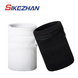 Authentic Basketball Running Sports Wipe Polyester Cotton Zipper Wrist Guard Sweat Absorbing and Wiping Wrist Guard Zero Wallet