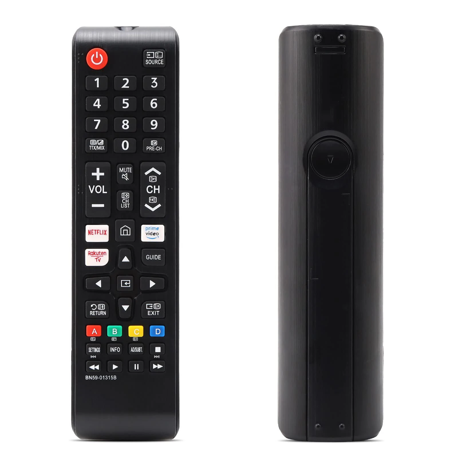 Control remoto universal para todos los televisores Samsung, reemplazo del control remoto BN59-01315B, compatible con todos los televisores inteligentes Samsung LCD LED 3D.