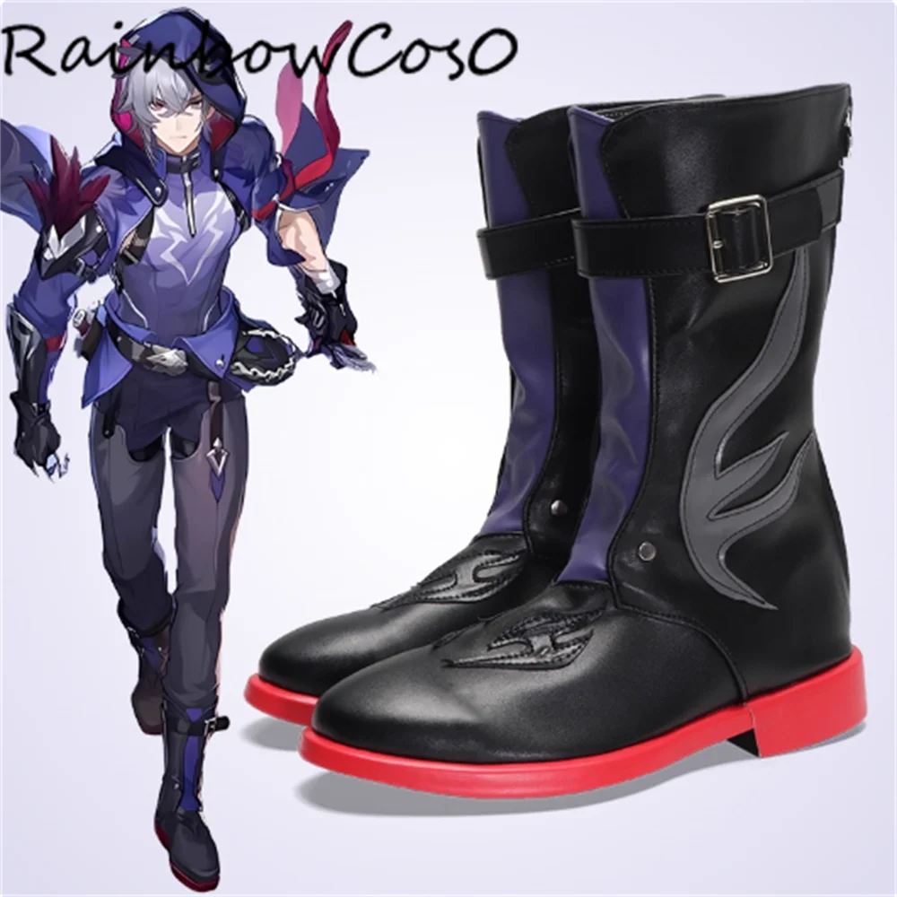 Moze Honkai Impact Honkai: Star Rail Cosplay Sapatos Botas Jogo Anime Festa Halloween RainbowCos0 W5382