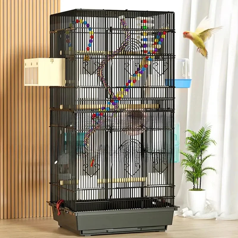 Chinchilla Balcony Bird Cage Parrot Hamster Feeder Protective Shelter Bird Cage Outdoor Pour Oiseaux Birdcage Decoration