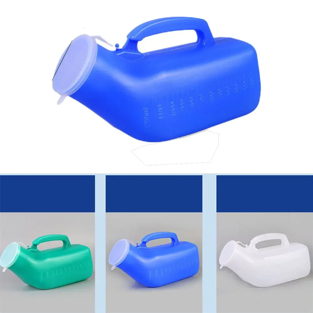 1200ml Urinal Men\'s Large-capacity Night Pot with Lid Elderly Portable Mobile Toilet Urinary Bottle Disability Old Man Helper