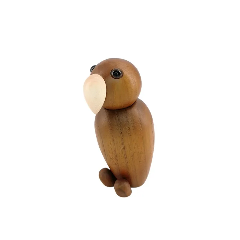 

Wooden Decoration Goods Home Living Room Parrot Study Wood Play Birthday Gift Simple Fashion Decoration