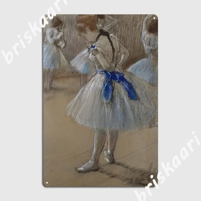 Edgar Degas Dancer Poster Metal Plaque Customize Cinema Living Room Painting Décor Mural Tin Sign Posters