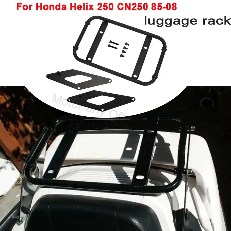 Portaequipajes trasero para Honda Helix 250 CN250 1985-2008 CN 250 fusion Cargo Rack caja de almacenamiento soporte