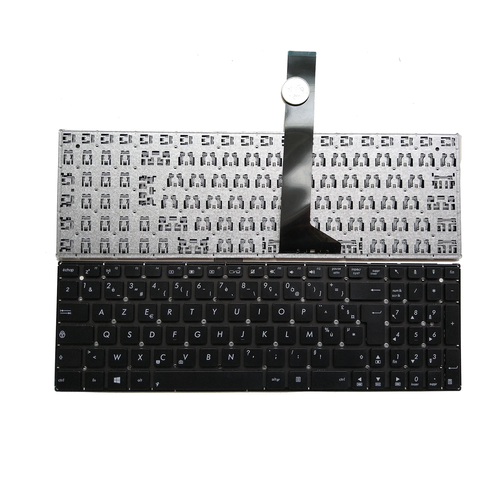 Teclado Azerty Francês para Notebook ASUS X501 X502 X550 X550V X550C K550 X552 F501 F501A F501U F520M Y582 Y581C S550 D552C A550