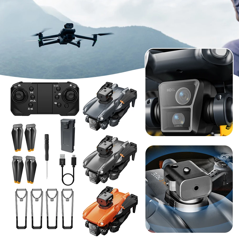 

Dual Lens Folding Flying-Drone With Storage Bag Intelligent Obstacle Avoidance Quadcopters Gift For Friend Family