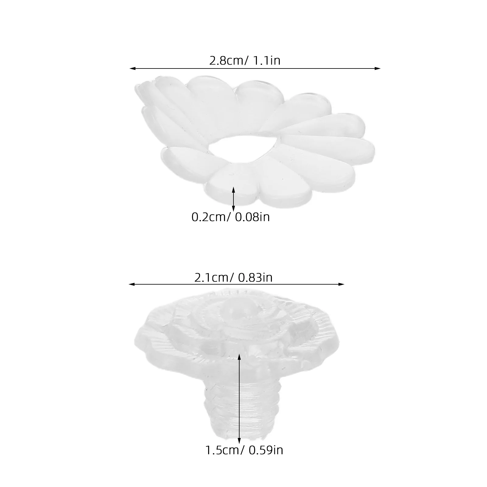2 مجموعة غطاء المظلة استبدال 8 مللي متر موضوع مظلة واقية من الشمس المسمار تلميح مع حشية مقاومة للماء للفناء السفر مظلات قابلة للطي #5