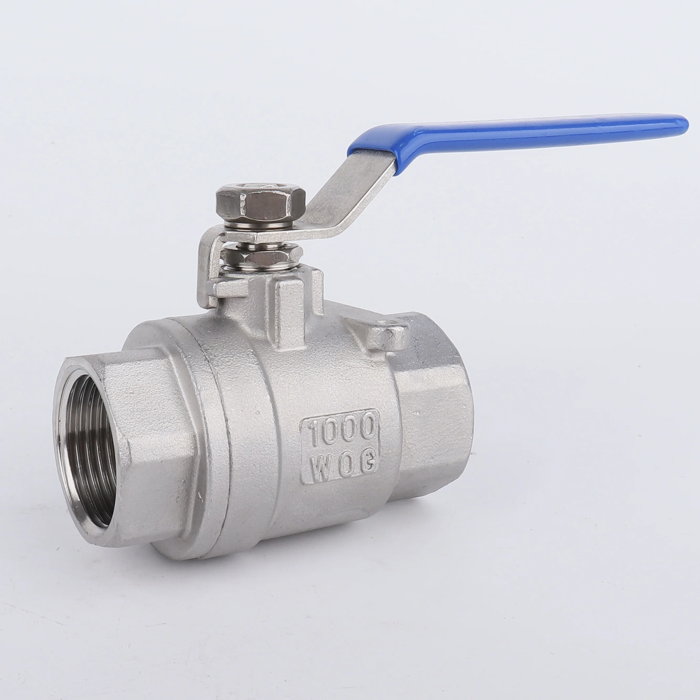1-1/2"316 Stainless Steel 2PC Forging Ball Valve,PT Full Port Ball Valve 1000PSI