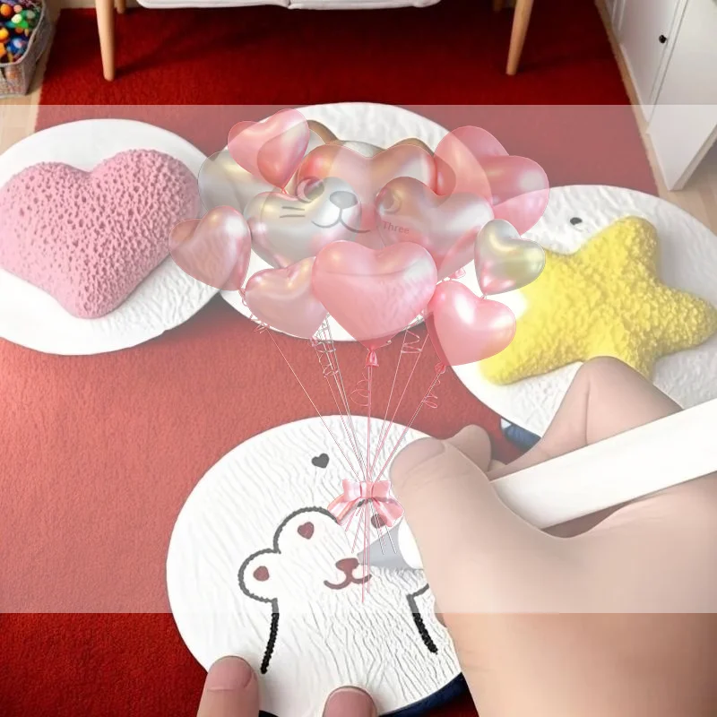 10Pcs 3D Foam Explosion Round Board Paper Soft Craft Supplies for Kids DIY Creative Home Decor Projects
