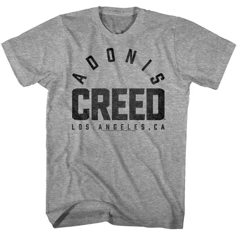 Adonis Creed LA Training Logo Men's Gray T Shirt