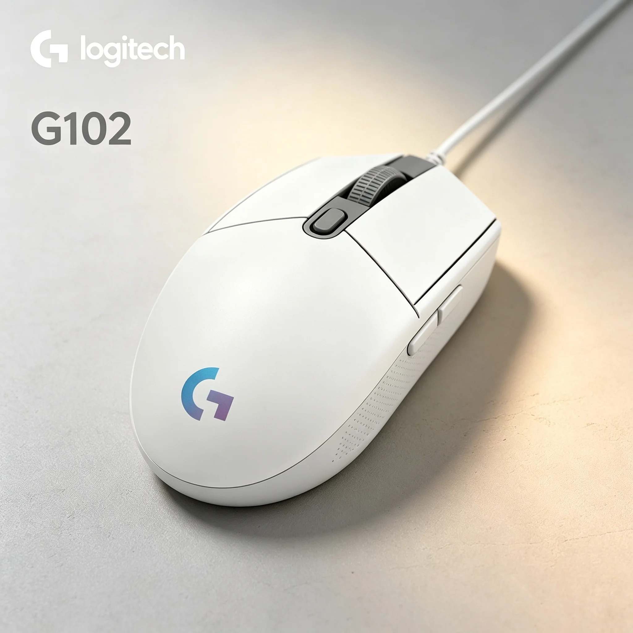 Logitech G102 Wired Game Mouse Durable Cable Design For CS2 PUBG LOL League of Legends Valorant Gamer Laptop Desktop Mouse