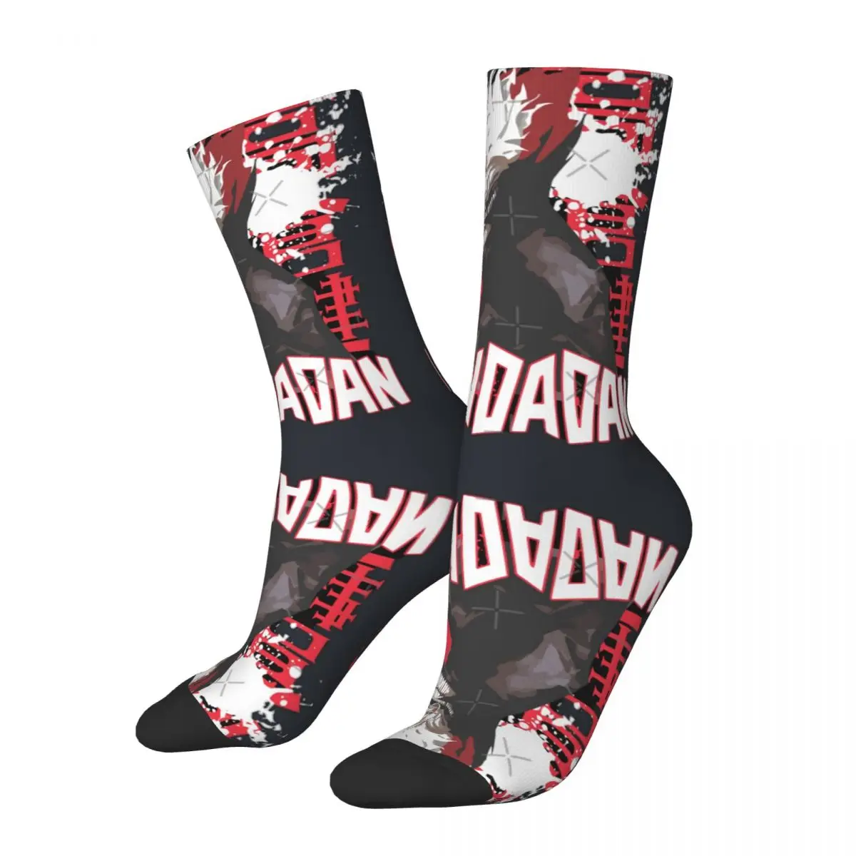 Retro Dandadan Okarun Japanese Men's compression Socks Unisex Seamless Printed Novelty Crew Sock official-website tops fugees