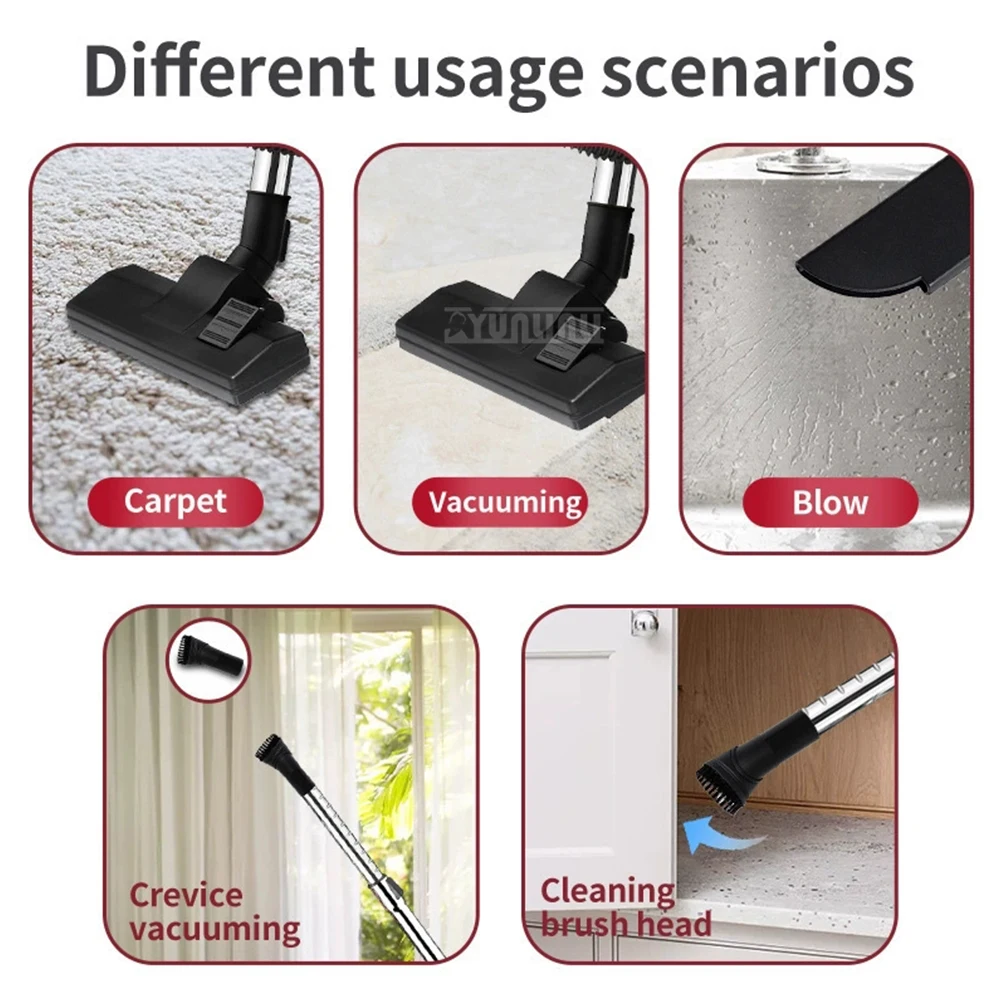 SK-13006 휴대용 진공청소기, 21L 대용량 흡입 기능을 갖춘 가정용 고출력 건조 진공청소기