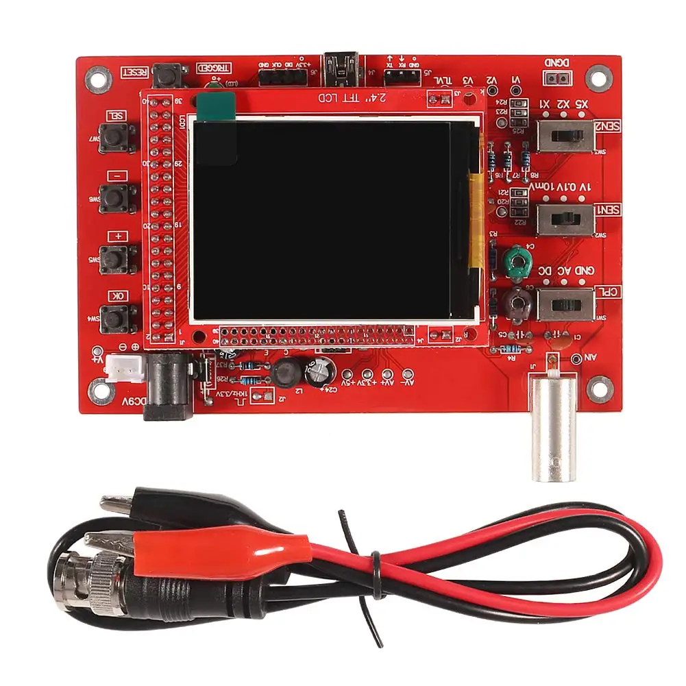 DSO 138 Welded DIY Oscilloscope KitHandheld Pocket Electronic Learning Set 2.4\