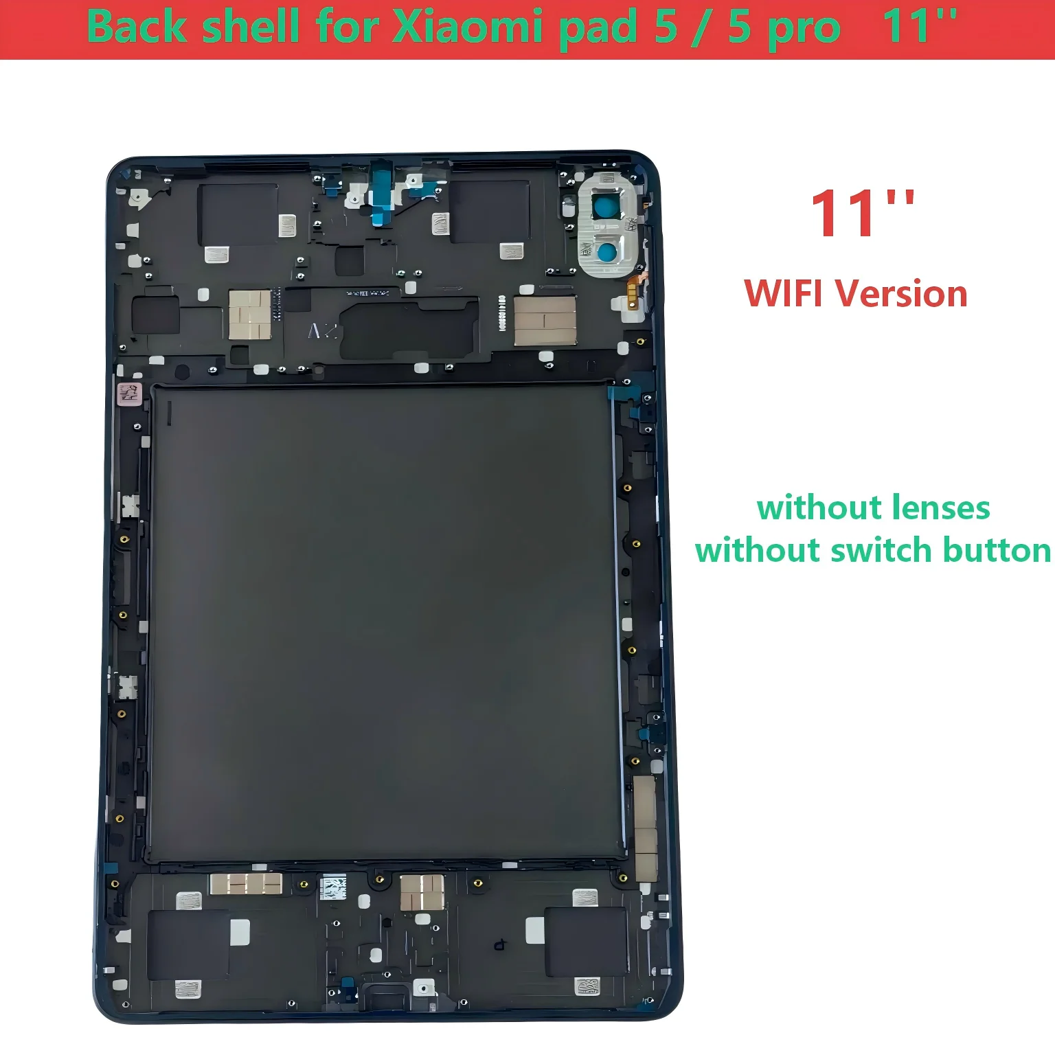 

Shell back For Xiaomi PAD 5 / 5 PRO 21051182C Battery Cover Back Case Accessory Replacement