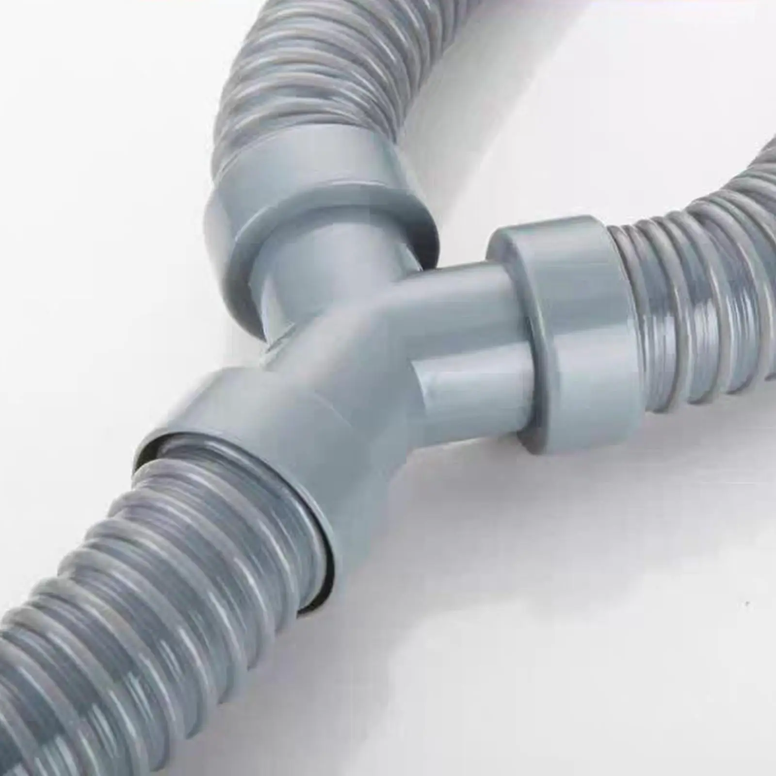 

Double Sink Drain Kit Sewer Drain Pipe Expandable Multi Functional Easy to Install Replacement Drainage Hose for Dishwasher