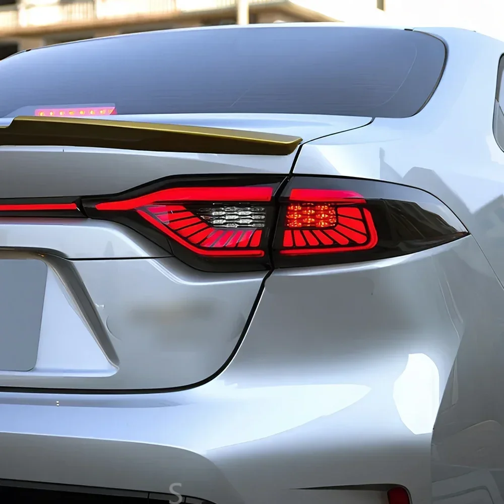

Car Rear Back Lamps Assembly For Toyota Corolla Levin 2019-2023 Auto Upgrade LED Dynamic Turn Through Taillight Accessories