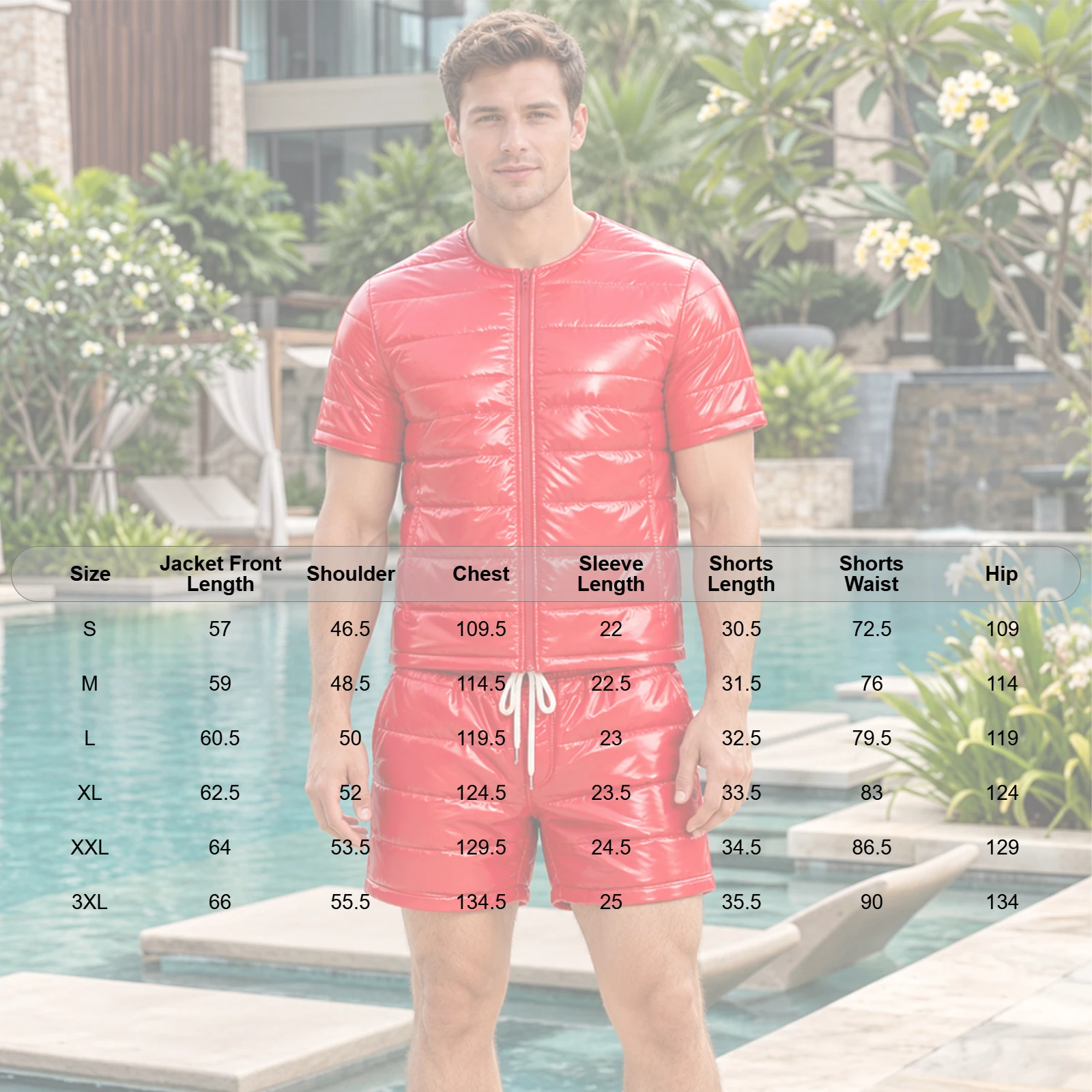 Men Waterproof Leak-proof Diaper Cover Jacket Warm Padded Quilted Puffer coat with Boxer Shorts Special Needs Adaptive Clothing
