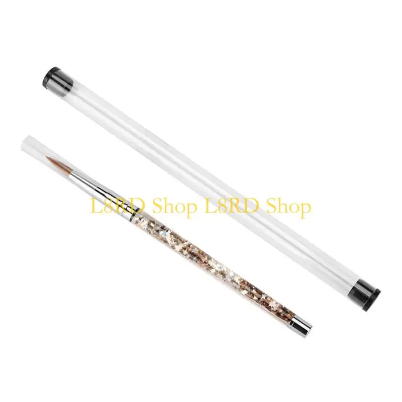 L8RD Detail Drawing Tools Nylon Hair Full Of Liquid And Shiny Colored Glitter