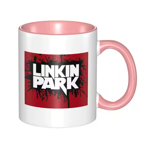Linkin Park Band Mug Funny Ceramic Coffee Cups Tea Mugs Milk Cup Drinkware Gifts for Friends