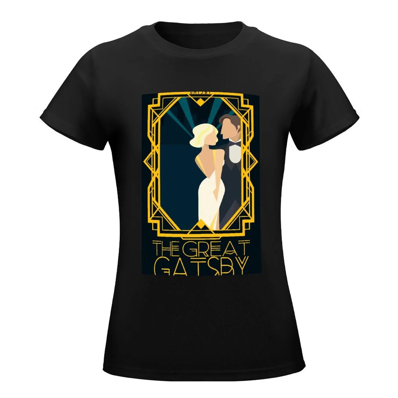 The Great Gatsby T-Shirt Female clothing funny summer clothes white t-shirt dress for Women sexy