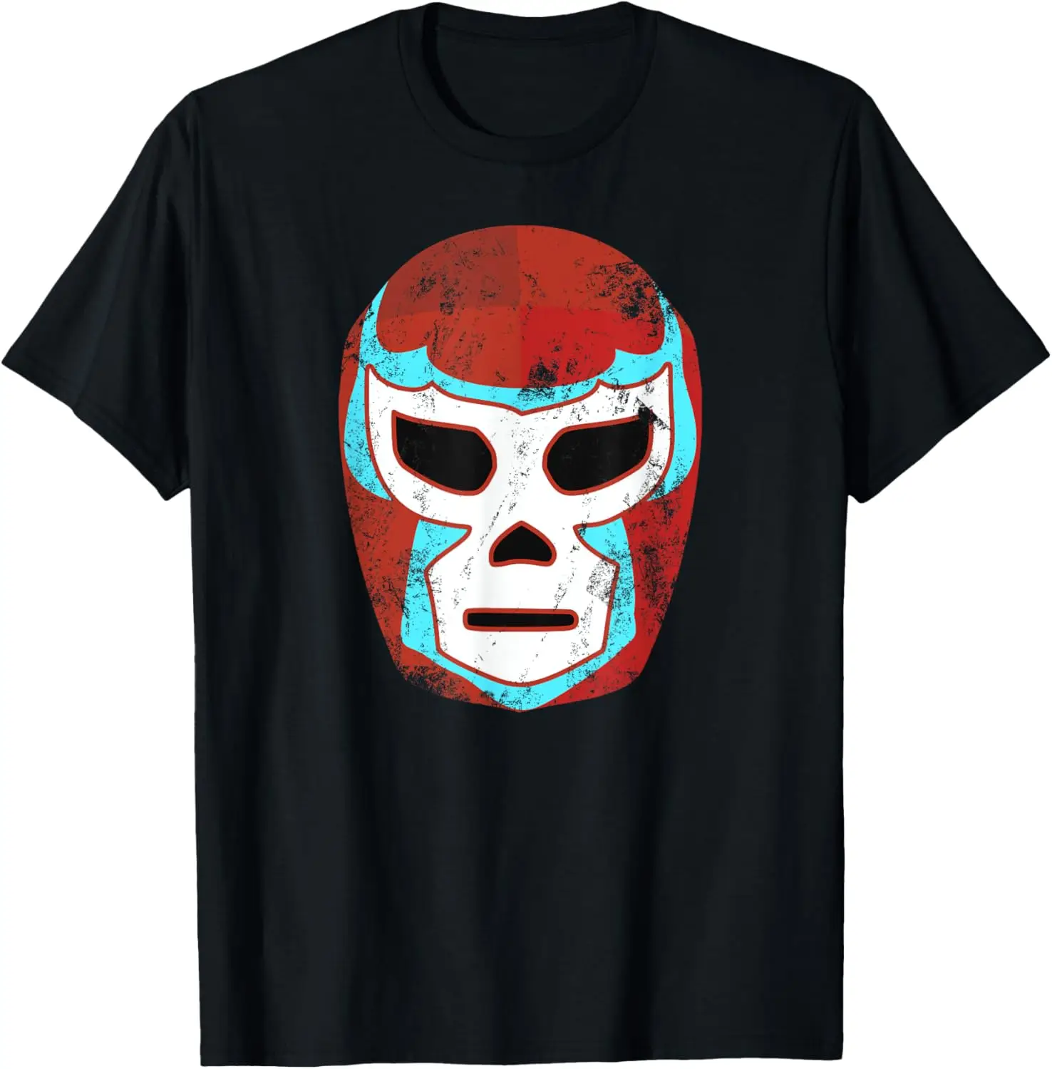Camiseta retro de la máscara de lucha libre de Lucha Libre Luchador