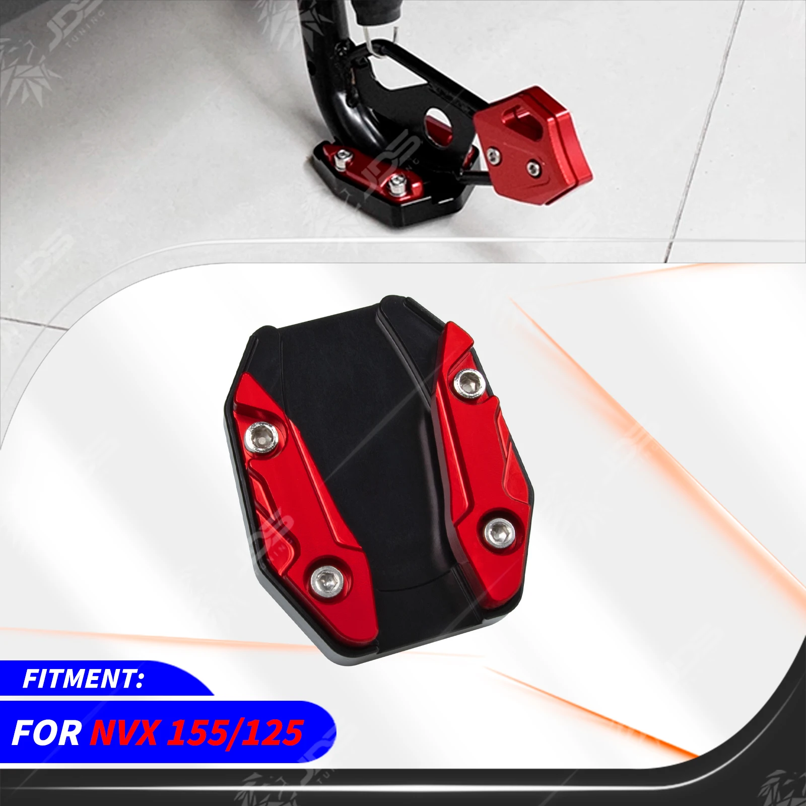 For Yamaha NVX 155/125/SP/ALPHA/TURBO Side Stand Support Shoe Kickstand Pad Center Stand Enlarger Motorcycle Accessories Parts