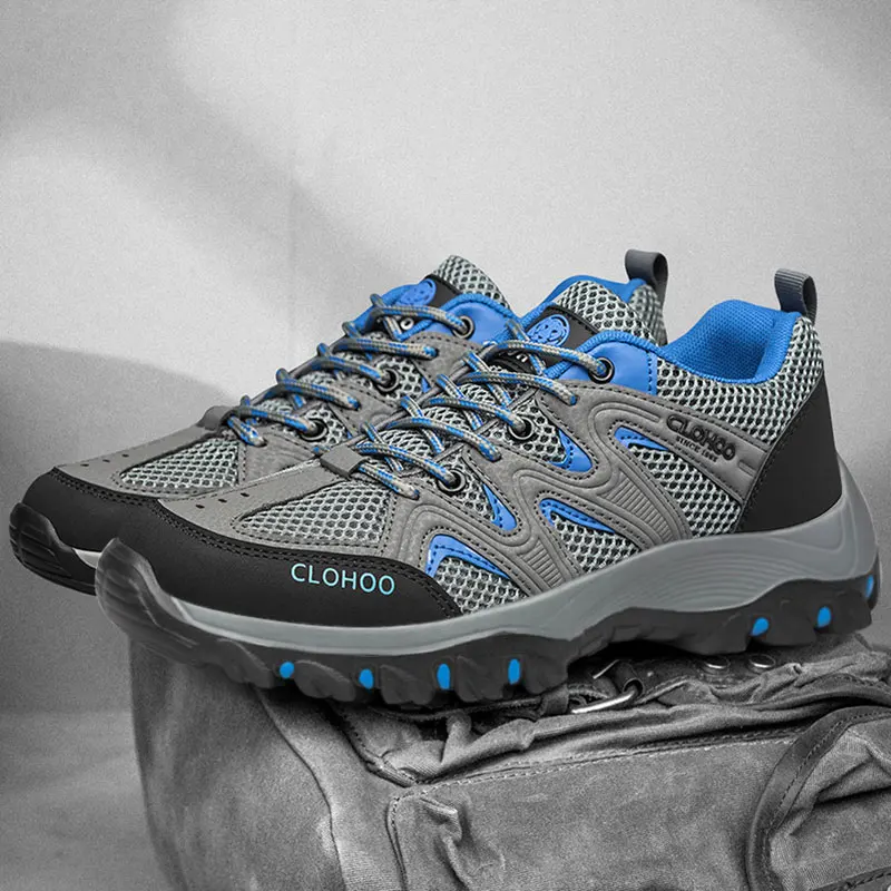 CLOHOO Breathable Outdoor Sports Casual Shoes Mountaineering Wearable Rubber Sole Comfortable Daily Casual Men\'s Shoes