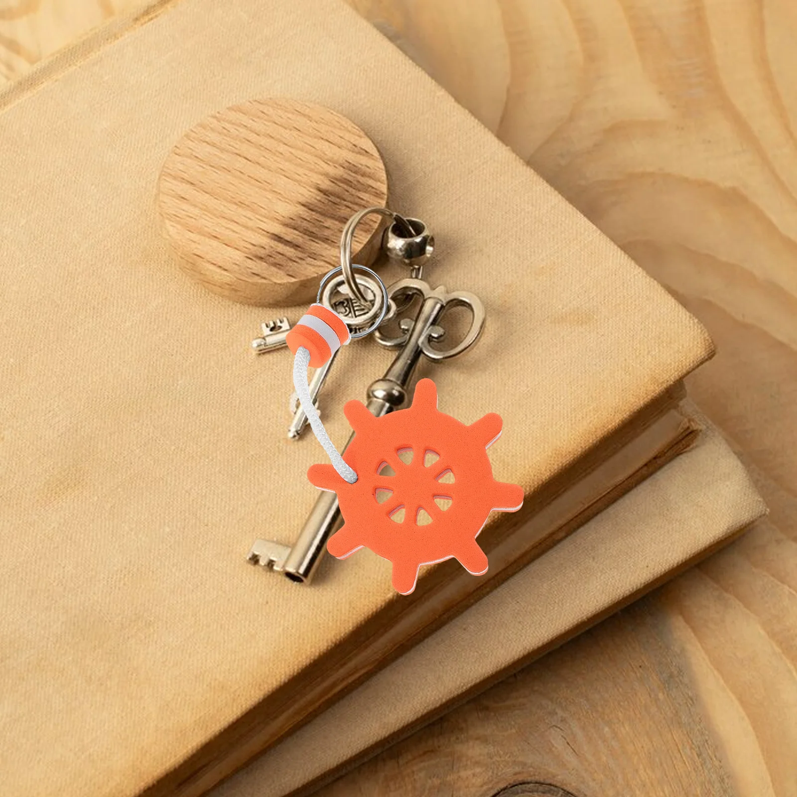 

10Pcs Floating Keyring Waterproof Eva Boat Key Float Safety for Boating Fishing Swimming Surfing Outdoor Sports