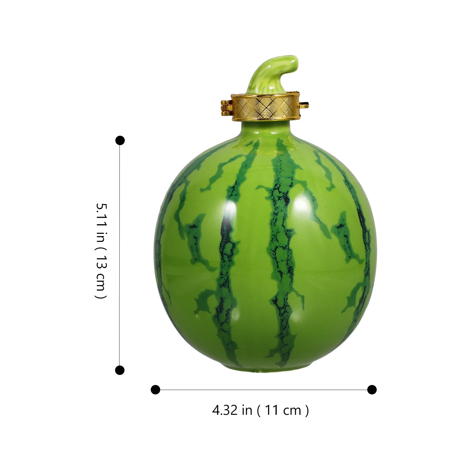 

Watermelon Ceramic Wine Container Home Storage Empty Liquor Sealing Bottle Practical Holder Liquor Empty Container
