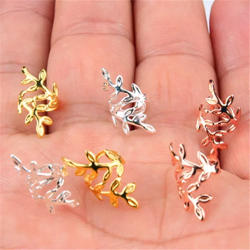 

100pcs Gold Silver Dreadlock Hair Rings Adjustable Cuff Clip Hair Braids Dirty Braids Beads Hairpin Jewelry Hair Accessories