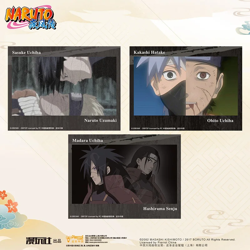 

Brdwn Naruto Uchiha Sasuke Senju Hashirama Madara Obito Kakashi China Official Authorization Cosplay Photographic Paper