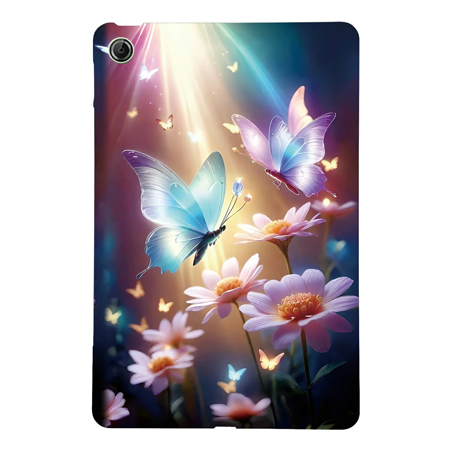 

For Lenovo Tab K9 Case Pattern Printing Slim Soft TPU Tablet Cover - Butterfly Floral