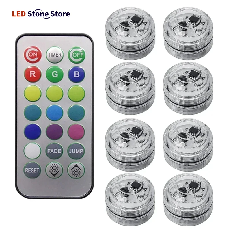 AliExpress NONE Wireless Adhesive LED Car Interior Ambient Light Remote Control Decor Auto Roof Foot Atmosphere Lamp Bicycle Tail Light