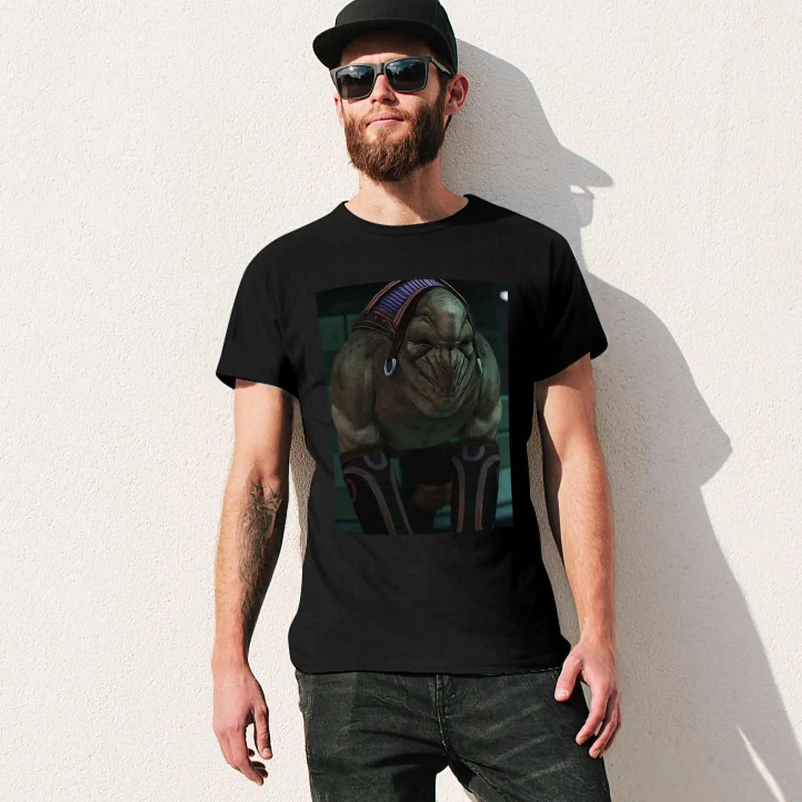 Mass Effect Elcor T-Shirt plain football t shirt mens funny t shirts