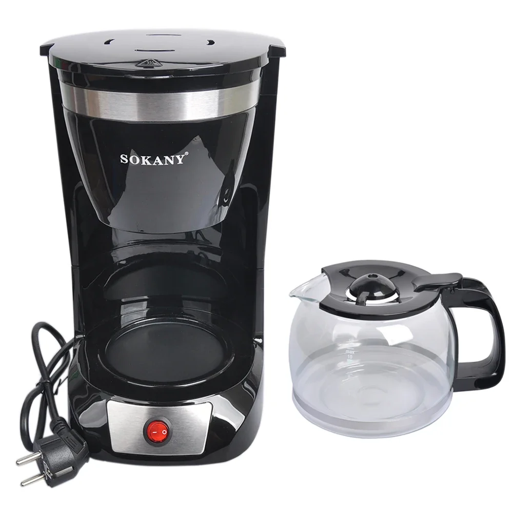 Automatic American Drip Steamer for Home Use, 12-cup Capacity, for Brewing Tea, Home and Office