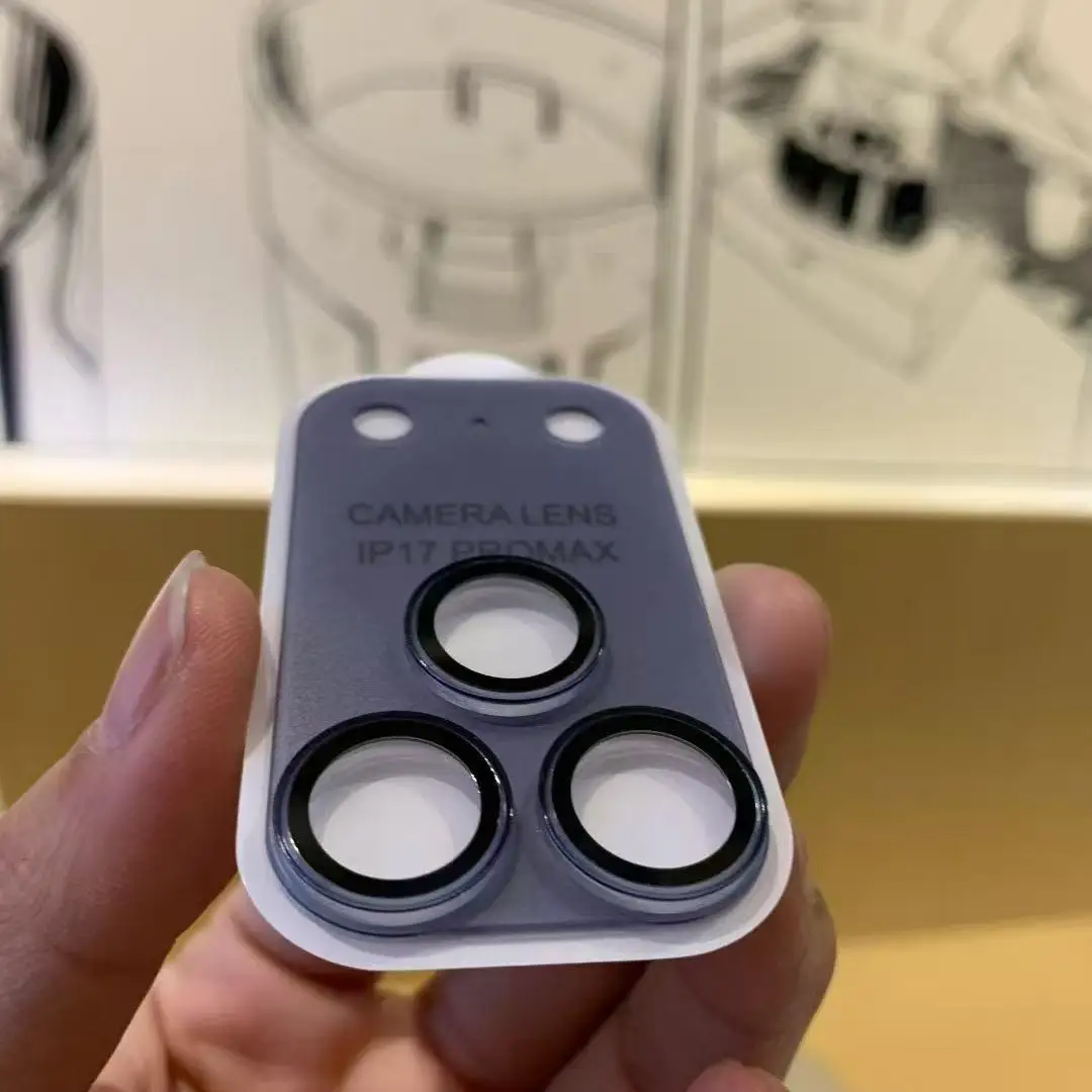 1-3 Stück für iPhone 17 Pro Max Air Vollständiger 3D-Matt-Kameraschutz Rückseitiger Objektivschutz Glas mit Hoher Härte Kratzfest