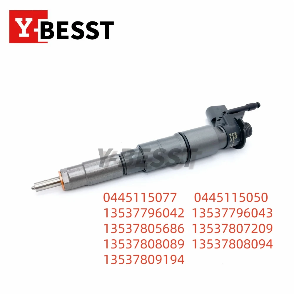 

Новый инжектор Common Rail 0445115077 0445115050 13537796042 ​ 13537796043 ​ 13537805686 13537807209 13537808089 Произведено в Турции