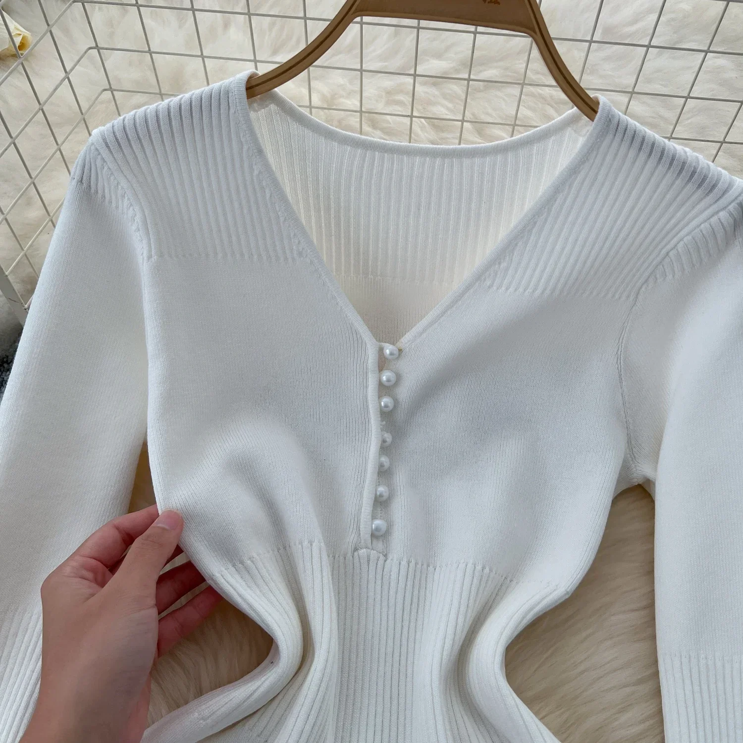 Branco moda botões mini vestido outono inverno manga longa preto camisola vestido vintage cintura fina bodycon vestidos de festa curtos