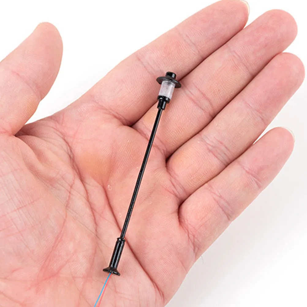 

Набор из 5 миниатюрных уличных фонарей для песочницы, модели для DIY-декора микроландшафта, украшения для миниатюрного сада, реалистичные