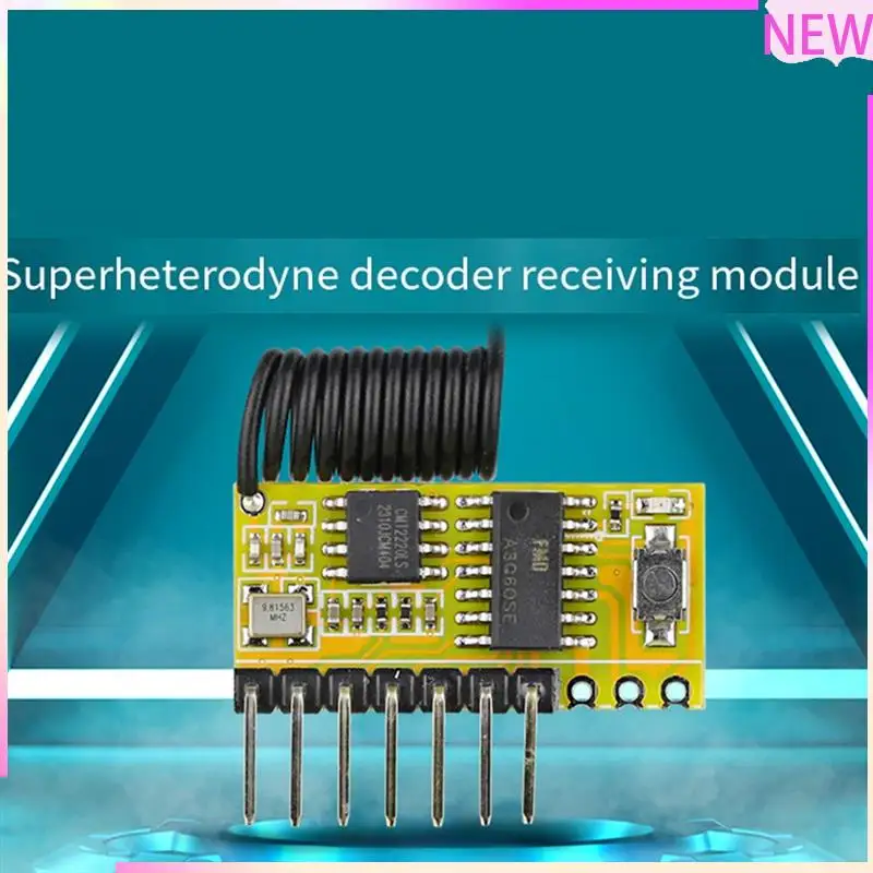 

B27B 315Mhz 8CH Superheterodyne Receiving Module Withdecoding 8-Way Control Fordoor Access Wireless Signal Receiver