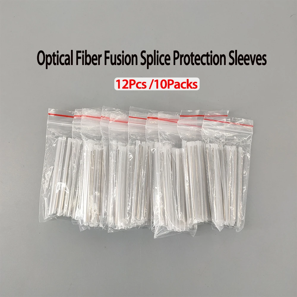 

Optical Fiber Fusion Splice Protection Sleeves 120pcs 1.5mm Dia 60mm Length Heat Shrink Tube Fiber Optic