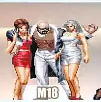 The King of Fighters Pixel Building Blocks Figure Mr. Big Mukai Seirah Whip Shen Woo Kula Diamond Game Puzzle